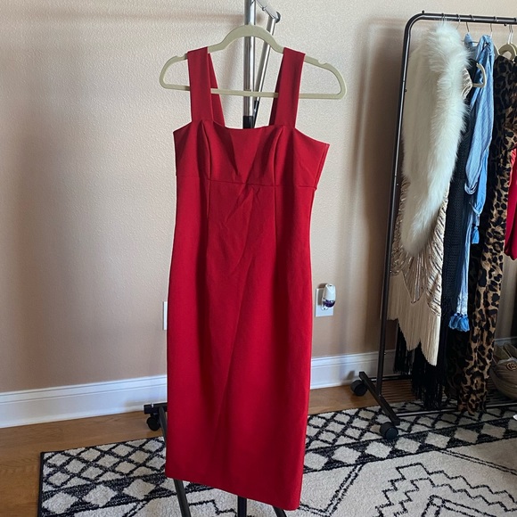 Bardot Square Neck Midi Dress - Picture 7 of 9
